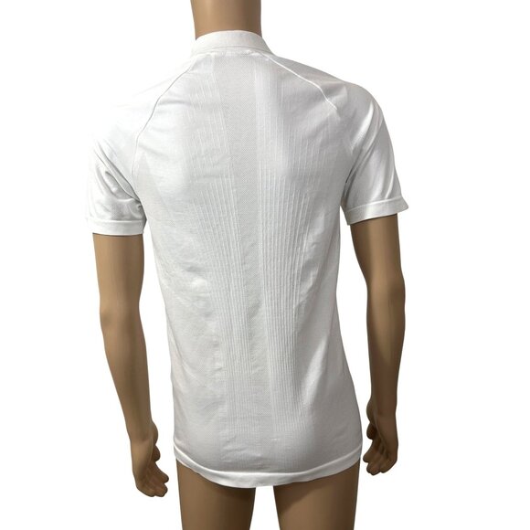 Adidas Men’s Polo Shirt Tennis Golf S White Training Essentials Short Sleeve - Picture 3 of 16